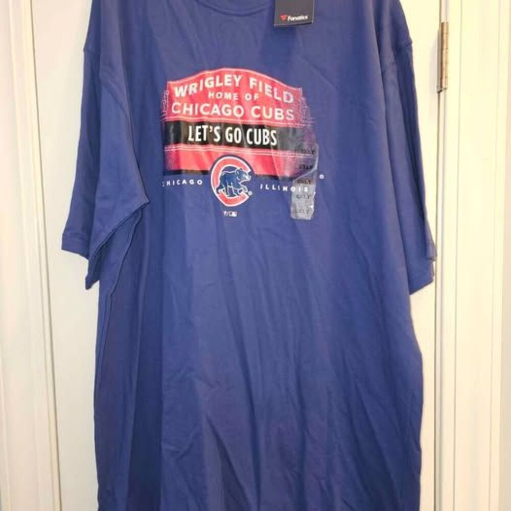 Fanatics Chicago Cubs Wrigley Field T-Shirt Size 2XLT